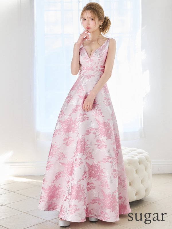 ピンク　モデル：ゆめ　身長：160cm　着用サイズ：7号(Sサイズ)