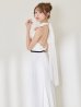 ホワイト　モデル：るりぴ　身長：165cm　着用サイズ：7号(Sサイズ)