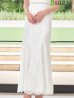 ホワイト　モデル：るりぴ　身長：165cm　着用サイズ：7号(Sサイズ)