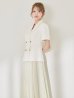 アイボリー　モデル：るりぴ　身長：165cm　着用サイズ：7号(Sサイズ)
