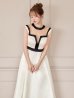 ホワイト　モデル：ゆめ　身長：160cm　着用サイズ：Sサイズ