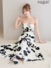 アイボリー×ブラック　モデル：るりぴ　身長：165cm　着用サイズ：7号(Sサイズ)