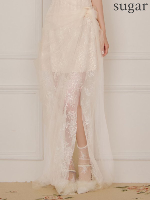 ベージュ　モデル：ももか　身長：156cm　着用サイズ：Sサイズ