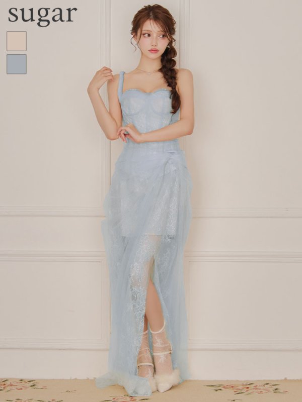ブルー　モデル：ももか　身長：156cm　着用サイズ：Sサイズ