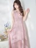 画像7: XS-Lサイズあり!!【SETTAN/セッタン】ワンピース/ レース/ アシンメトリー/ チュール/ ロング/ キャバドレス long[OF2]
