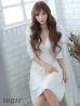 画像9: 【XS-Lサイズあり】【SETTAN/セッタン】総レース/ 袖あり/ 七分袖/ Vネック/ Aライン/ ミディアム丈/ ワンピース/ ミニドレス/ キャバドレス[OF2]