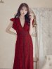 画像4: 【SETTAN/セッタン】総レース/ Vネック/ Aライン/ ワンピース/ ロングドレス/ キャバドレス long[OF2]