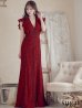 画像7: 【SETTAN/セッタン】総レース/ Vネック/ Aライン/ ワンピース/ ロングドレス/ キャバドレス long[OF2]