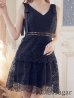 画像17: XS-Lサイズあり【SETTAN/セッタン】ケミカルレース/ ノースリーブ/ ミディアム丈/ Aライン/ ワンピース/ ミニドレス/ キャバドレス[OF2]