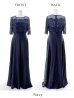 画像26: XS-Lサイズあり【SETTAN/セッタン】ワンカラー/ レース切替/ 袖あり/ 半袖/ ロング/ キャバドレス long[OF2]