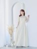 画像2: XS-Lサイズあり【SETTAN/セッタン】ワンカラー/ レース切替/ 袖あり/ 半袖/ ロング/ キャバドレス long[OF2] (2)