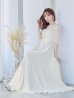 画像3: XS-Lサイズあり【SETTAN/セッタン】ワンカラー/ レース切替/ 袖あり/ 半袖/ ロング/ キャバドレス long[OF2]