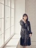 画像11: XS-Lサイズあり【SETTAN/セッタン】総レース/ Vネック/ 長袖/ 袖あり/ Aライン/ ミディアム丈/ ワンピース/ キャバドレス[OF2]