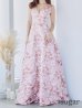 ピンクxシルバー モデル：杉山佳那恵　身長：158cm　着用サイズ：7号(Sサイズ)