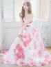 画像17: XS-Lサイズあり【SETTAN/セッタン】ベア/ フラワープリント/ タック/ Aライン/ ロングドレス/ キャバドレス long[OF2]