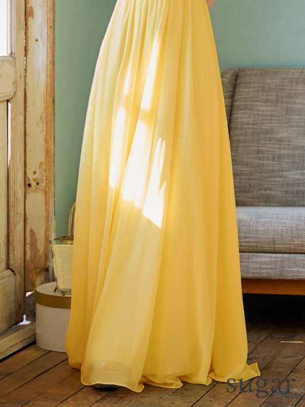 イエロー モデル:ゆめ 身長:160cm:7号(Sサイズ)サイズ