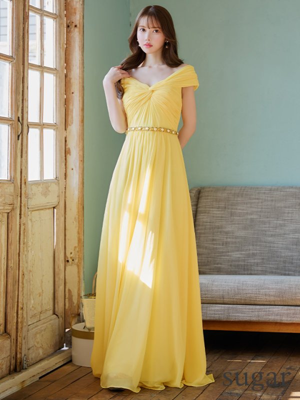 イエロー モデル:ゆめ 身長:160cm:7号(Sサイズ)サイズ