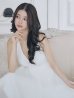 画像3: XS-Lサイズあり【SETTAN/セッタン】カシュクールデザイン/ Vネック/ ノースリーブ/ 膝丈/ プリーツ/ Aライン/ フレア/ ワンピース/ ミディアムドレス/ キャバドレス[OF2]