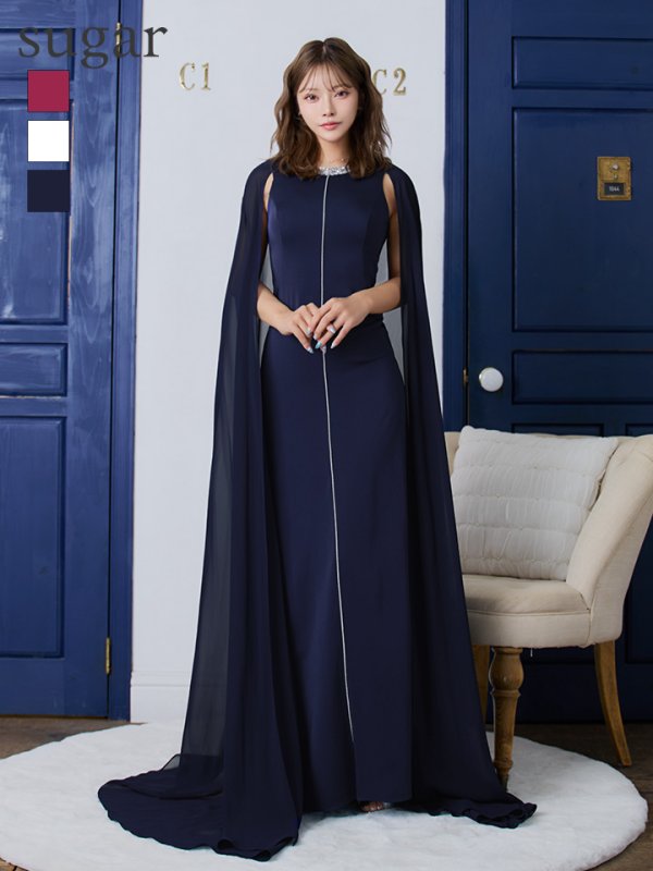 ネイビー モデル：如月れい　身長：156cm　着用サイズ：Sサイズ