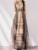 ベージュxブラック モデル：まおちゃる　身長：158cm　着用サイズ：7号(Sサイズ)
