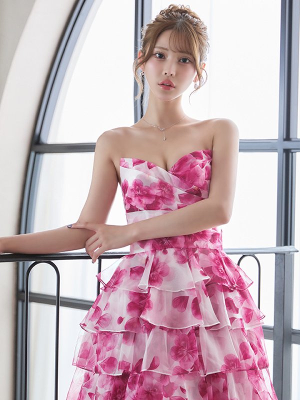 ピンク　モデル：るりぴ　身長：165cm　着用サイズ：Sサイズ