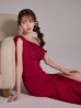 ワインレッド　モデル：ゆめ　身長：160cm　着用サイズ：Sサイズ