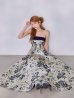 シルバーxネイビー　モデル：まりん　身長：164cm　着用サイズ：7号(Sサイズ)
