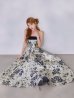 シルバーxネイビー　モデル：まりん　身長：164cm　着用サイズ：7号(Sサイズ)