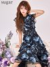 ブラック×ブルー モデル：まりん　身長：164cm 　着用サイズ：Sサイズ