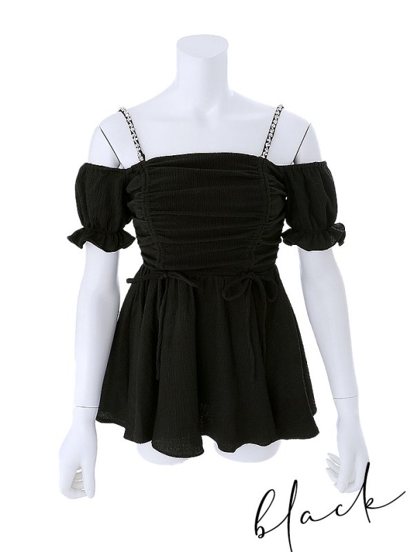 画像17: 【即日発送】【ビキニ】【水着】ビジューオフショルダーワンピースビキニ2点セット [YMT]