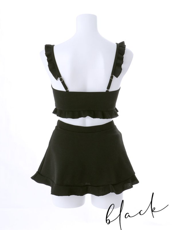 画像20: 【即日発送】【ビキニ】【水着】立体リボンフリルスカートビキニ  3点セット [YMT]