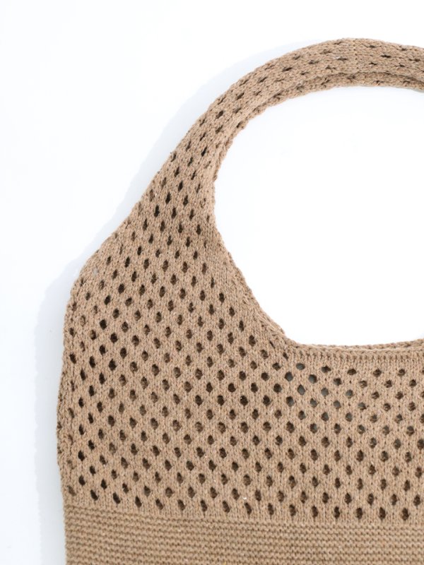 画像4: 【即日発送】【ビキニ】【水着小物：ビーチバッグ】ニットバッグ/ 2カラー[YMT]