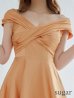 画像16: 【MONOQLO/モノクロ】オフショル/ バストクロス/ テールカット/ フレア/ ミモレ丈/ マキシ丈/ ロングドレス/ キャバドレス/ long【OF2C】[OF2]