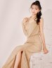 ゴールド モデル：まおちゃる　身長：158cm　着用サイズ：Sサイズ