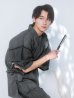 画像9: 【即日発送】【メンズ甚平】ダークグレー甚平【甚平2点セット 甚平/下駄】[YMT]