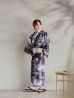画像9: 【即日発送！】【メンズ浴衣】モノトーン×雷浴衣【浴衣・帯・下駄セット】 OBI-MS-003-wk-1-GY [YMT]