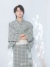 画像15: 【即日発送】【メンズ浴衣】グリーンベージュモダン浴衣【浴衣・帯・下駄セット】OBI-MS-001-ok-8-IV [YMT]
