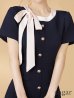 ネイビー モデル：まりん　身長：164cm　着用サイズ：7号(Sサイズ)