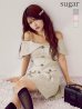 ダークベージュ　モデル：まりん　身長：164cm　着用サイズ：XSサイズ
