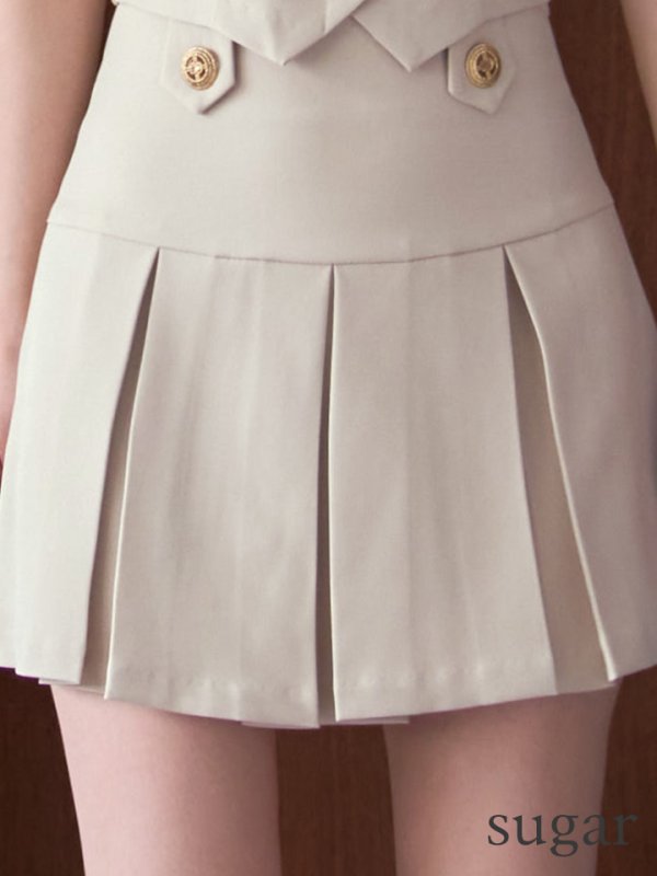 ベージュ モデル：ゆめ　身長：160cm　着用サイズ：Sサイズ