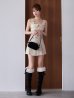ベージュ モデル：ゆめ　身長：160cm　着用サイズ：Sサイズ