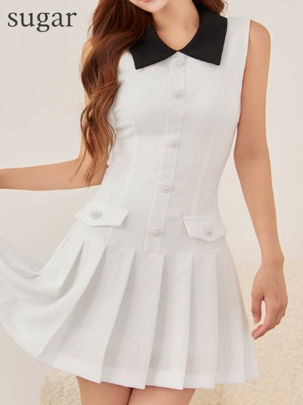 ホワイト モデル：まりん　身長：164cm　着用サイズ：Sサイズ