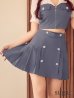 グレー　モデル：三上悠亜　身長：159cm　着用サイズ：Sサイズ