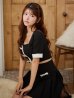 ブラック モデル：まりん　身長：164cm　着用サイズ：Sサイズ