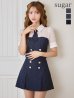 ネイビー　モデル：るりぴ　身長：165cm　着用サイズ：Sサイズ