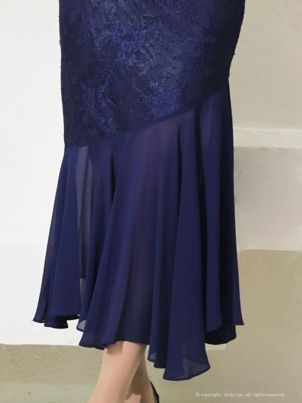 ネイビー モデル:あみ 身長:163cm 着用サイズ:Sサイズ