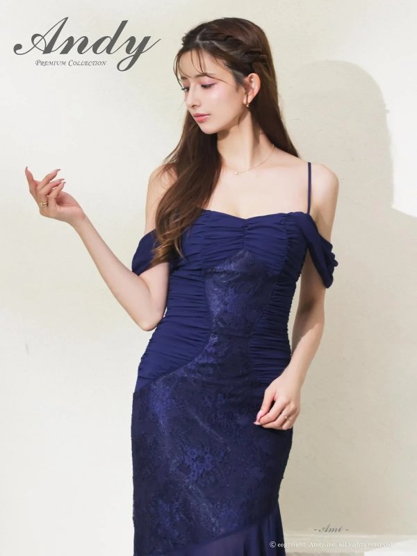 ネイビー モデル:あみ 身長:163cm 着用サイズ:Sサイズ