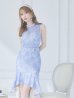 画像20: 【Andy ANDY Fashion Press 15 COLLECTION 02】フラワーレース/ ウエストシアー/ ノースリーブ/ マーメイド/ テールカット/ フリル/ ミディアムドレス/ キャバドレス[OF05]
