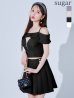 ブラック モデル：ゆめ　身長：160cm　着用サイズ：Sサイズ