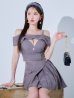 グレー モデル：ゆめ　身長：160cm　着用サイズ：Sサイズ